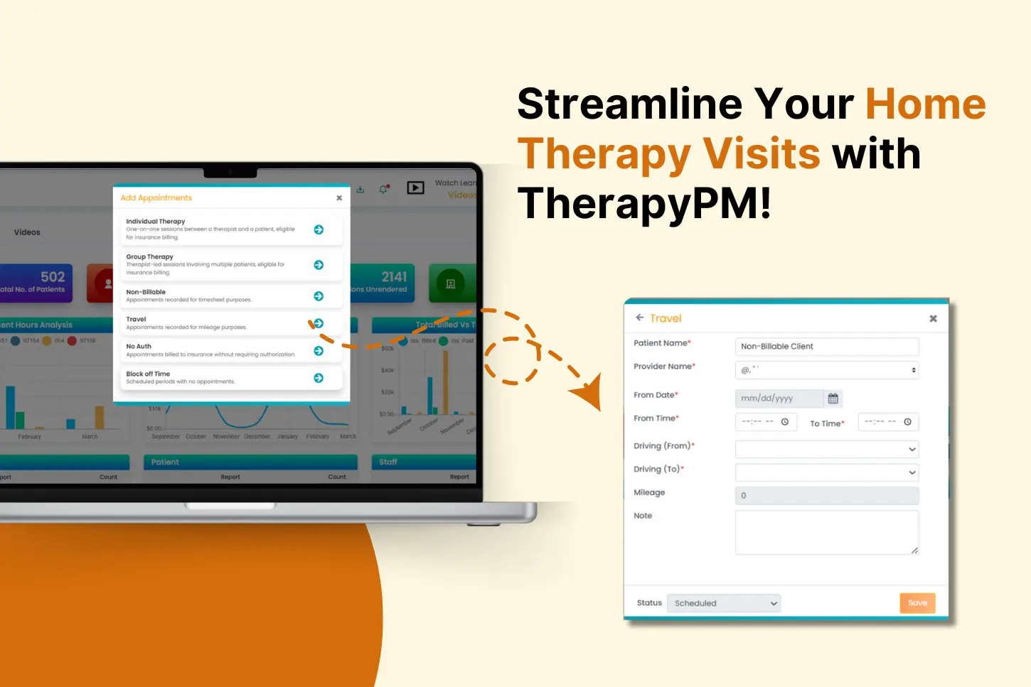 Track Therapist Mileage and Schedule Home Visits with Ease