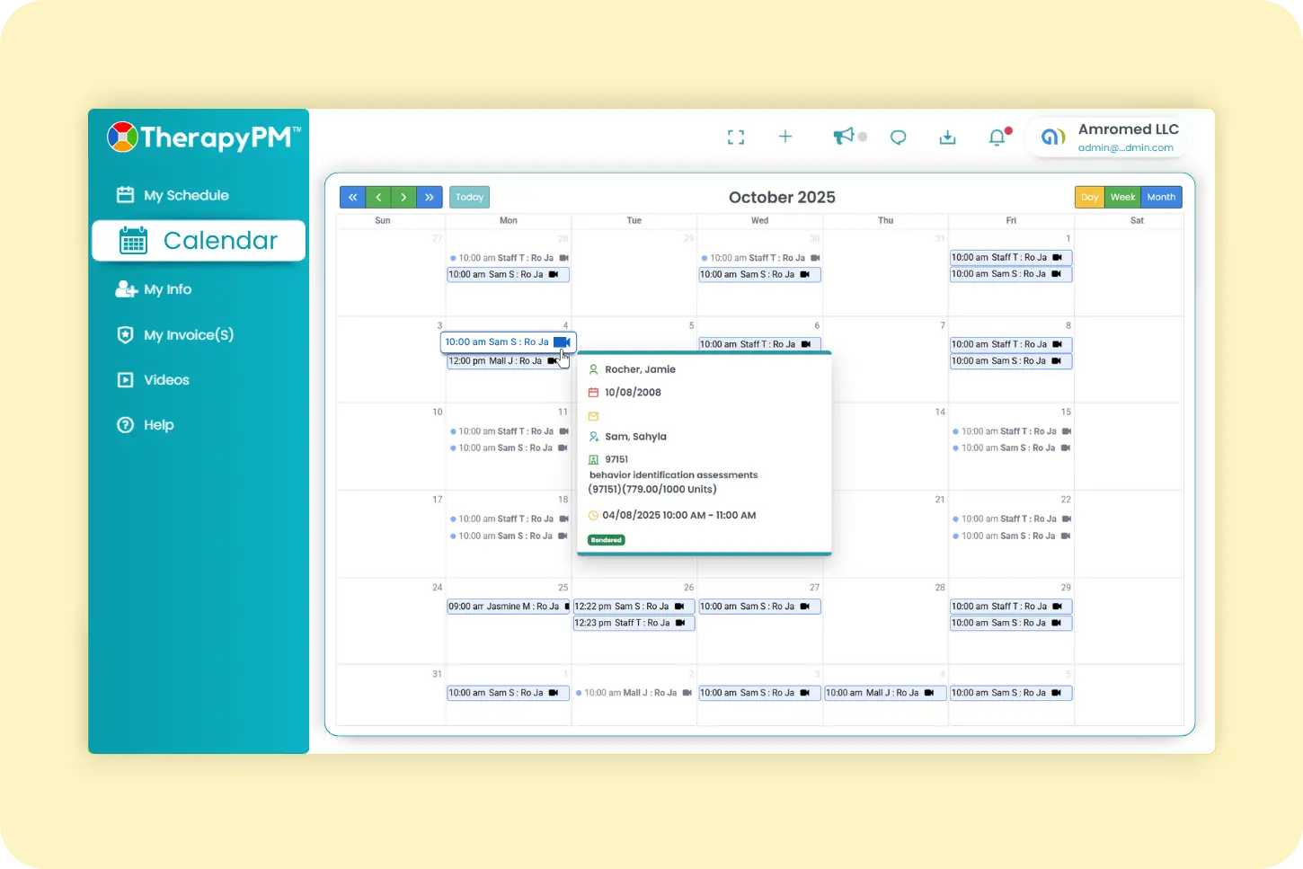 TherapyPM PT Client Portal