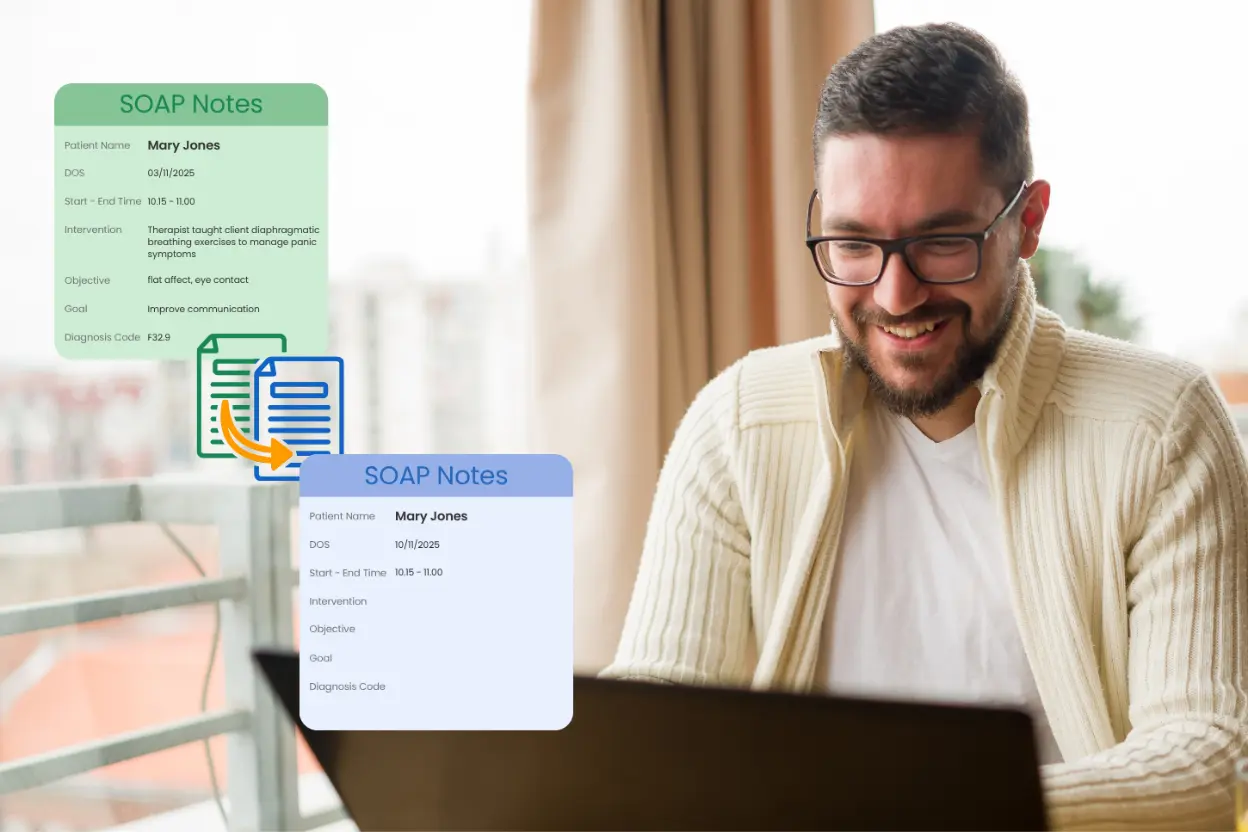 Auto-populate notes feature